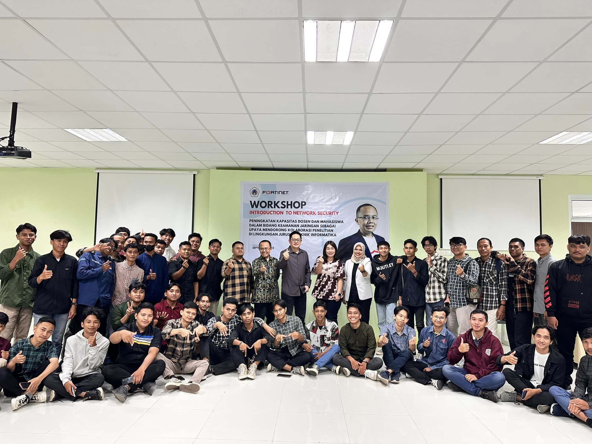 Teknik Informatika Menggelar Workshop Eksklusif: Introduction to Network Security, Kolaborasi dengan Fortinet Indonesia